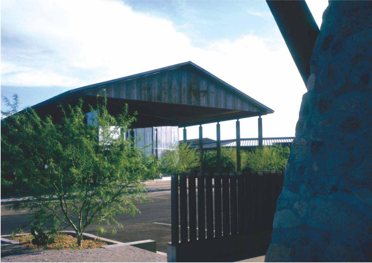 Market Street at DC Ranch — covered arrival structure and stone pier