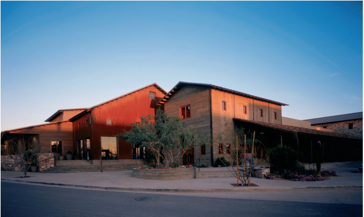 Market Street at DC Ranch — main plaza façade at dusk